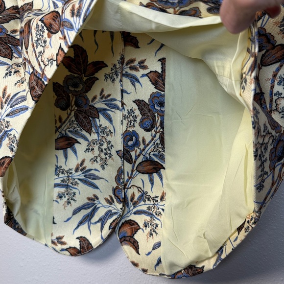 Tuckernuck Montrose Chintz Martine Vest SM Floral ButterYellow Spring Preppy NEW - Picture 12 of 17